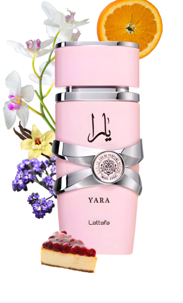 Yara rose Eau de Parfum 100ml . Lattafa